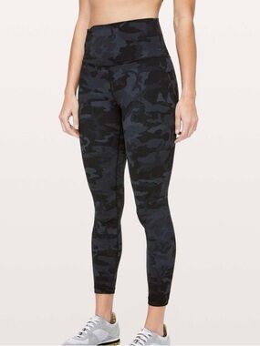 Lululemon Align Leggings II 25” ~ 14 ~ Incognito Camo Multi Grey